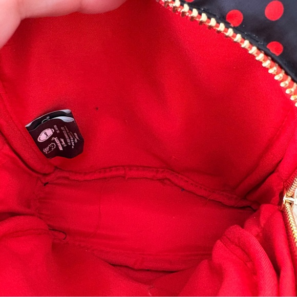 Hello Kitty NWOT Black and Red Polka Dot Kids Bag - Picture 3 of 4